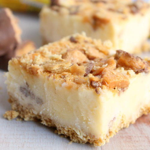 Rich Butterfinger Ice Cream Dessert Bars Recipe | AllFreeCopycatRecipes.com