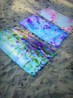 Tie-Dye Beach Towels