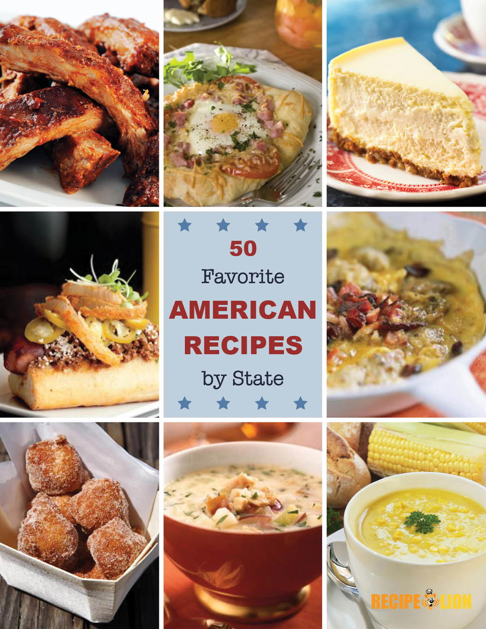 50 Favorite American Recipes by State Free eCookbook | RecipeLion.com