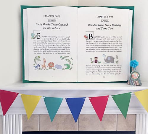 Personalized Storybook Party Decoration