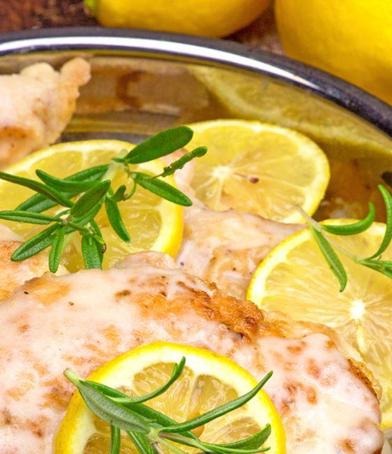 30-Minute Lemon And Rosemary Chicken | FaveSouthernRecipes.com