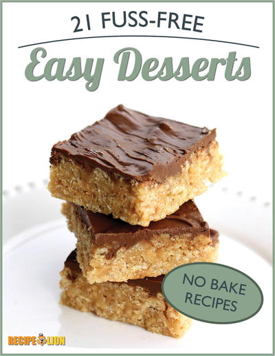 "No Bake Recipes: 21 Fuss-Free Easy Desserts" eCookbook