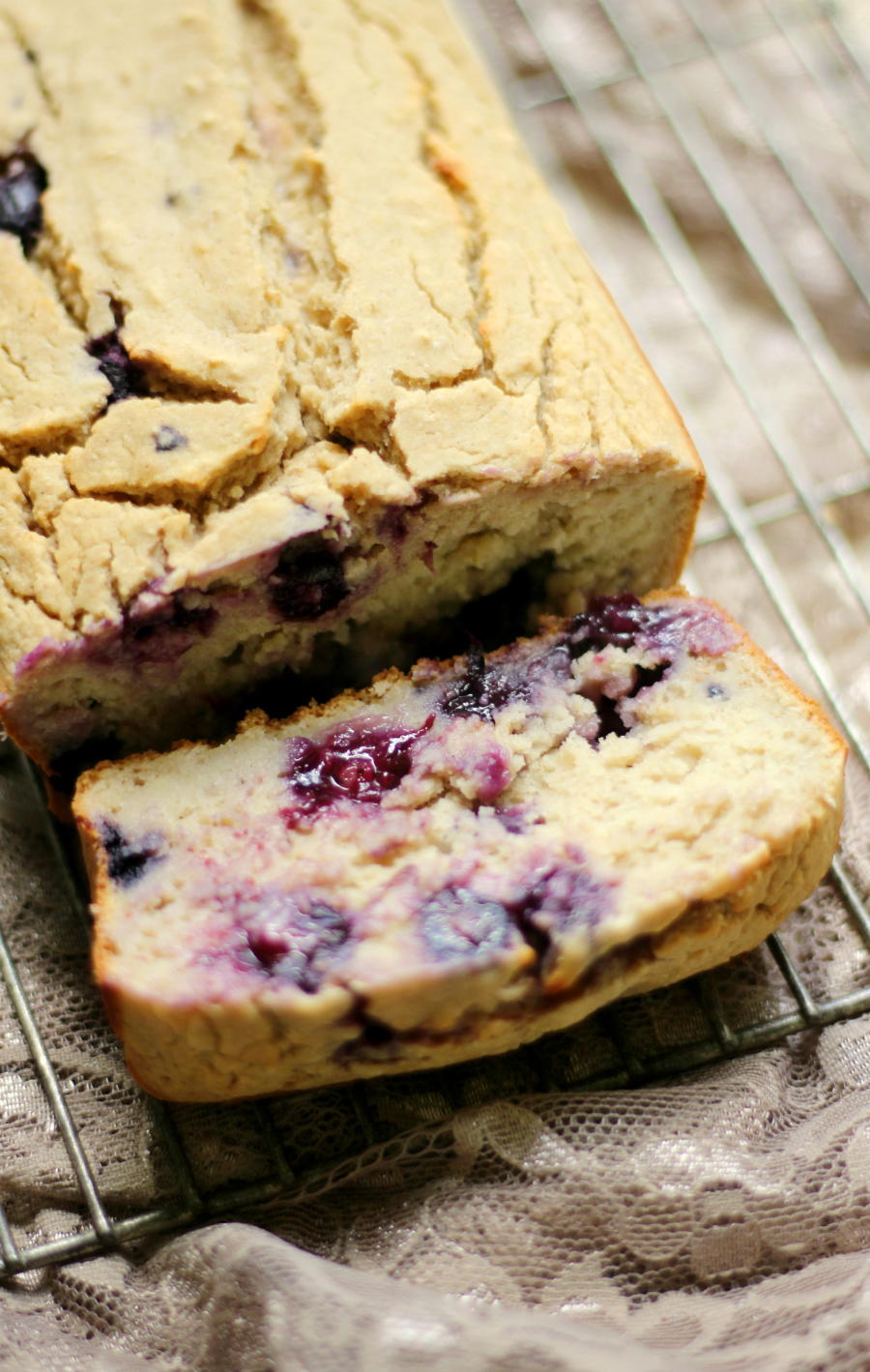 Blueberry Yogurt Banana Bread | FaveGlutenFreeRecipes.com