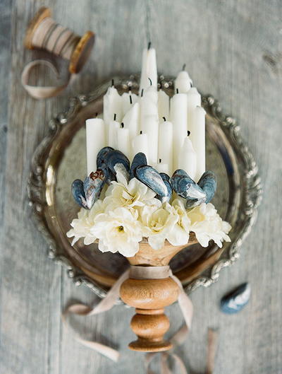 DIY Nautical Candle Bouquet