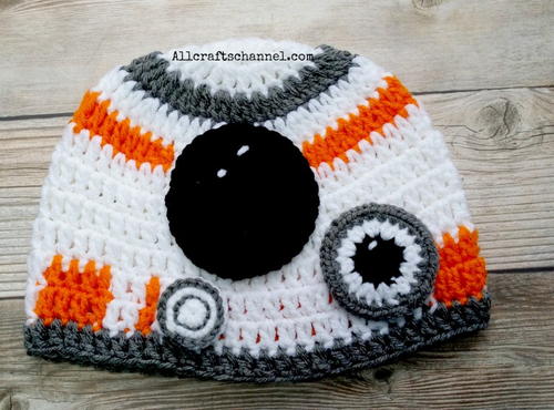 Star Wars Inspired BB-8 Hat