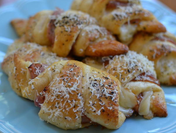 Ham Swiss Parmesan Crescents