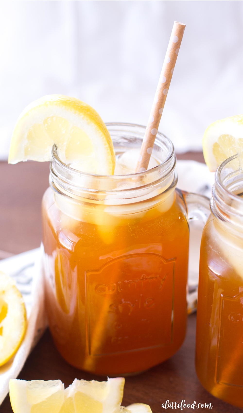 Apricot Lemon Iced Tea | FaveSouthernRecipes.com