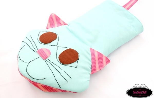 Meow Oven Mitts Pattern