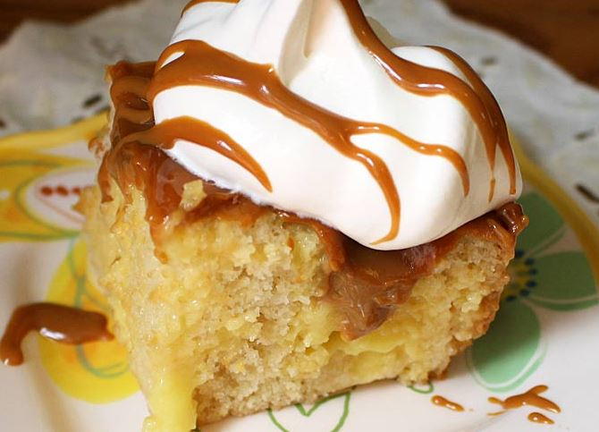 Vanilla Dream Slow Cooker Cake | AllFreeSlowCookerRecipes.com