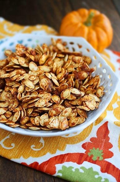 Salted Caramel Pumpkin Seeds