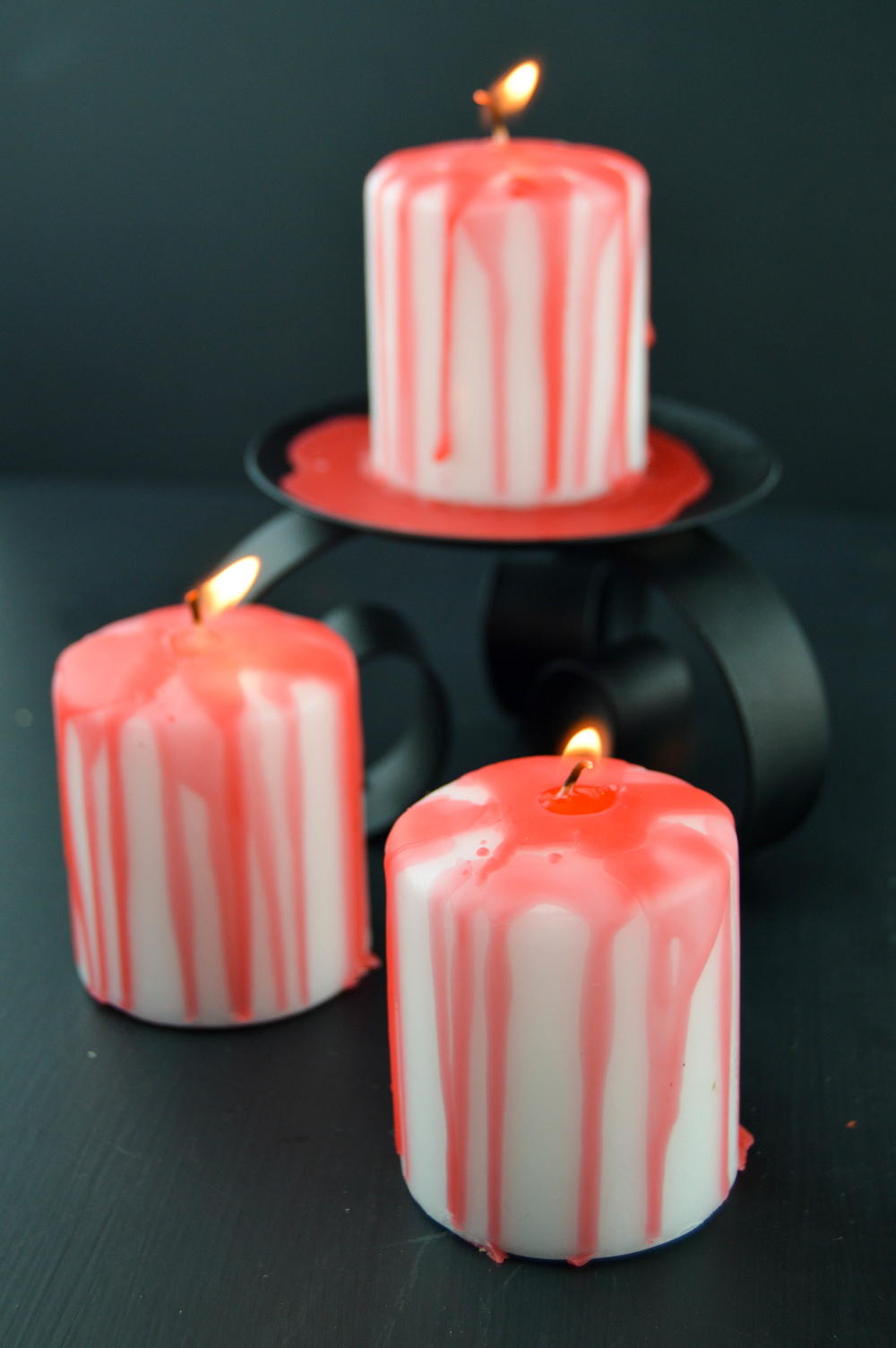 Bleeding Candle Easy Halloween Decoration