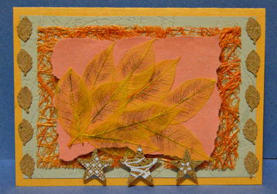 Hello Autumn Handmade Greeting Card