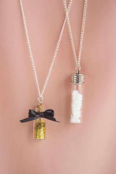 Supernatural Inspired Jar Necklace Pendant | AllFreeJewelryMaking.com