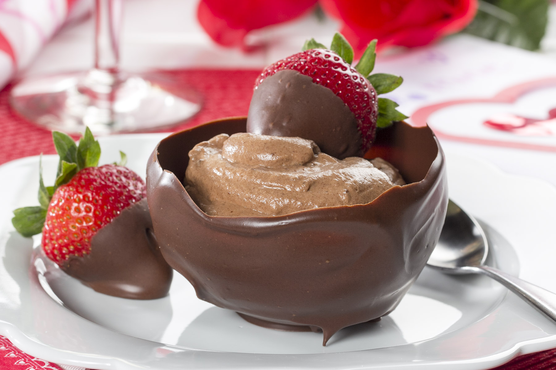 Chocolate Mousse Cups Mrfood Com