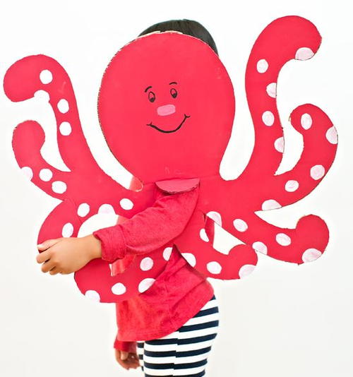 Octopus DIY Kids Costume