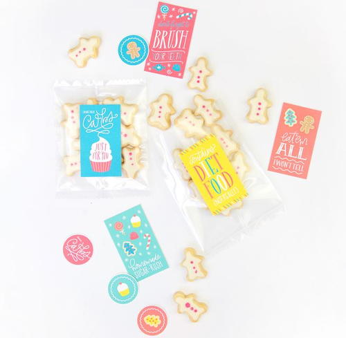 Cheeky Christmas Cookie Printable Gift Tags