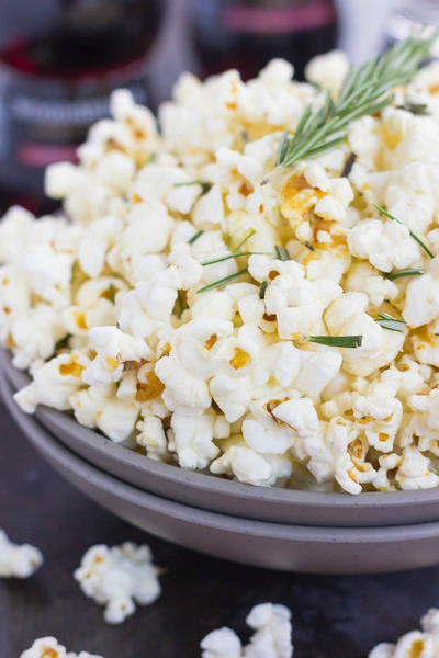 Rosemary Garlic Popcorn