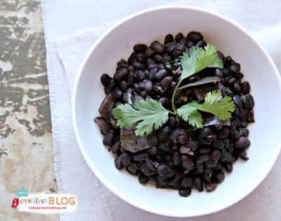 Slow Cooker Seasoned Black Beans
