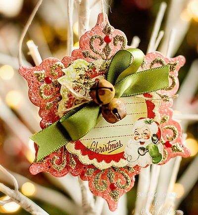 A Very Vintage Christmas Paper Ornament