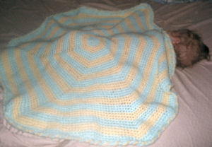 Round Baby Blanket
