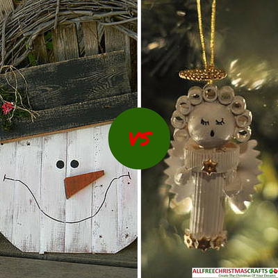 Most Popular Christmas Crafts: Snowmen vs Angels
