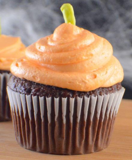 Pumpkin Cupcake Decoration Idea