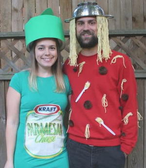 Spaghetti and Parmesan Couples Costume Idea