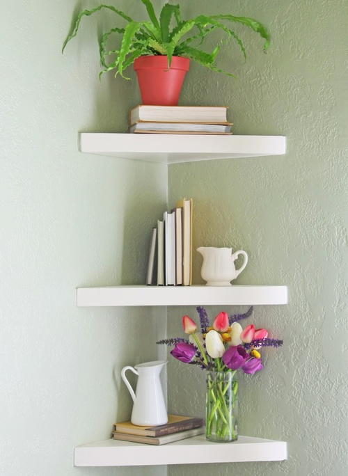 Elegant Floating DIY Shelves