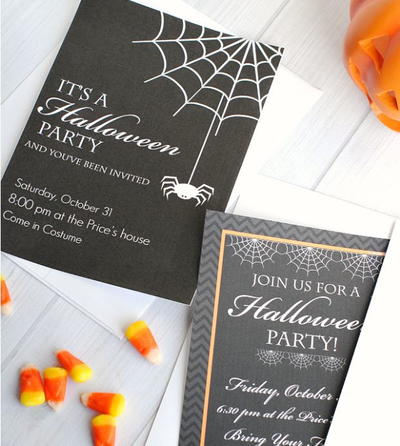 Halloween Party Invitation Templates