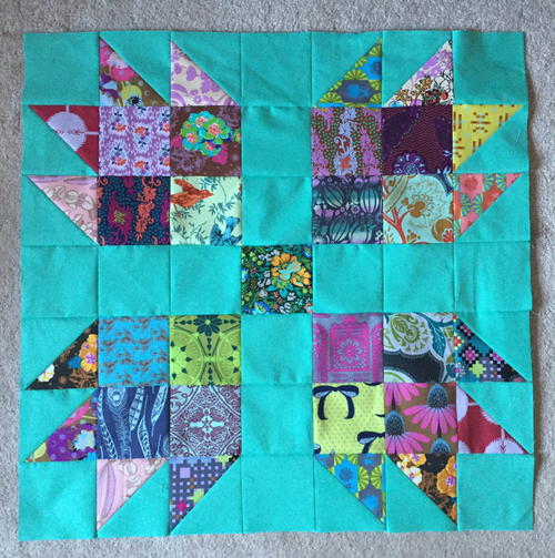 Scrappy Bear Paw Block Tutorial