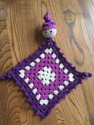 Purple Pal Crochet Lovey