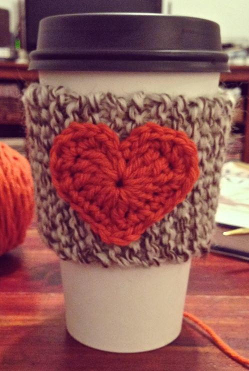 Pumpkin Spice Coffee Cozy