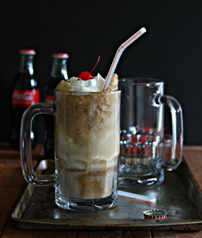 Bourbon Cherry Ice Cream Float