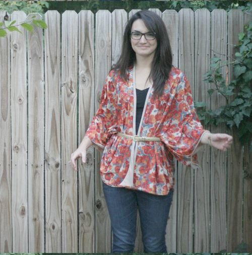 One Yard Kimono Top Tutorial