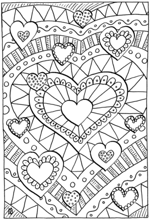 Healing Hearts Coloring Page Favecrafts Com