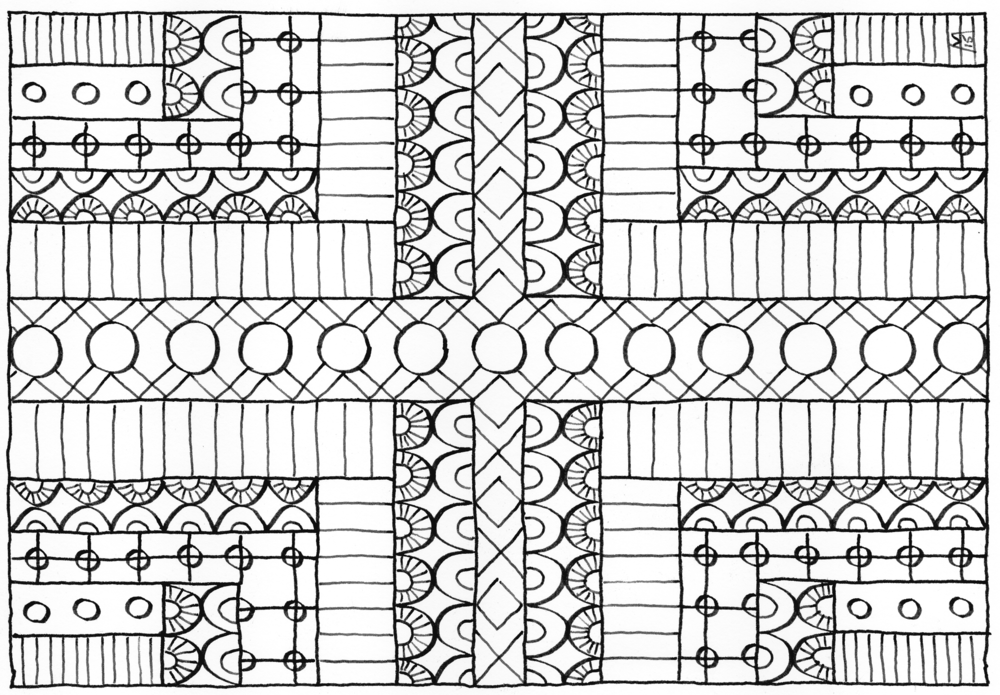 Washi Tape Coloring Sheet | FaveCrafts.com