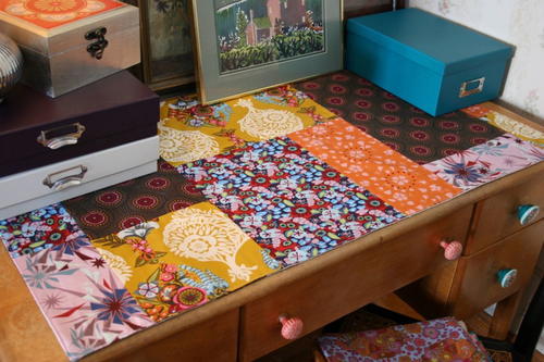 Patchwork Desk Mat Tutorial