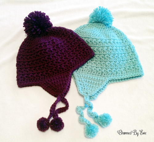 Star Stitch Earflap Hat