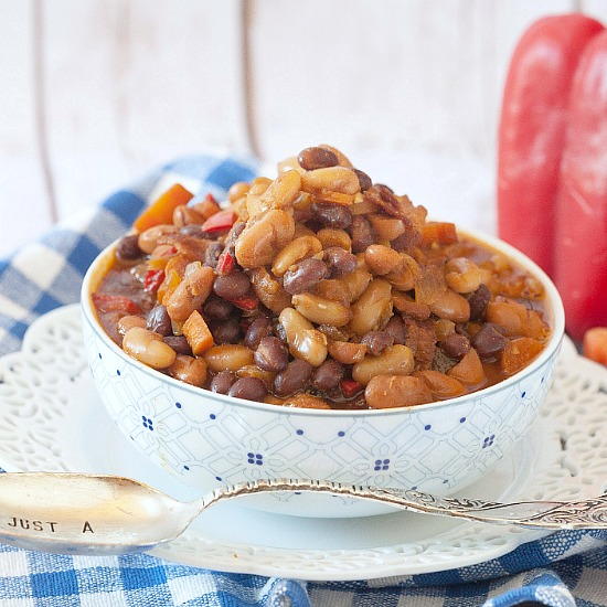Cider Bacon Baked Beans