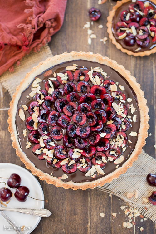 Chocolate Cherry Tart | RecipeLion.com