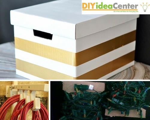 DIY Storage Ideas How to Store Christmas Decorations