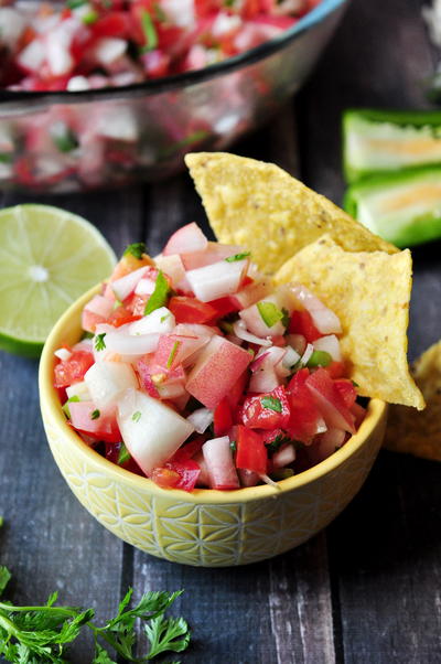 Peach Pico De Gallo