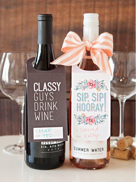 Wine Bottle Tags Free Printables