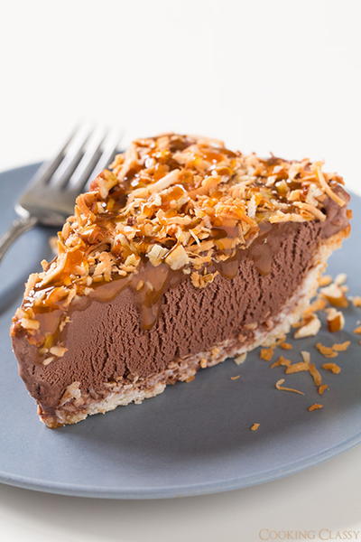 German Chocolate Ice Cream Pie