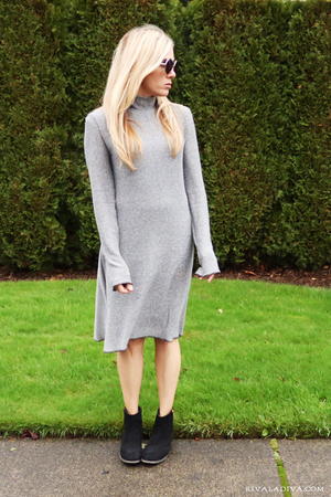 Sweater Weather Knit Dress Tutorial