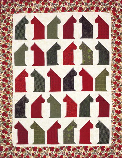 Christmas Cat Chat Quilt