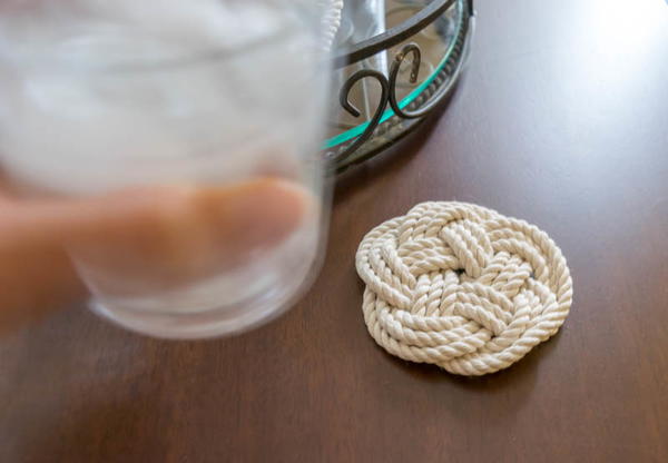 DIY Coasters & Trivets using Turk's Head Knot