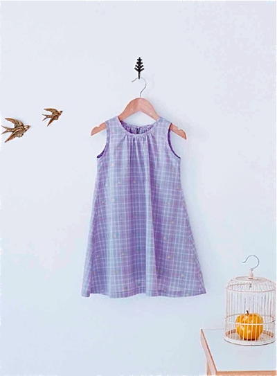 A-Line Sleeveless Dress for Girls