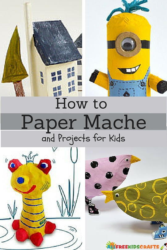marketing pepermunt Contractie How to Paper Mache and 7 Paper Mache Crafts for Kids | AllFreeKidsCrafts.com