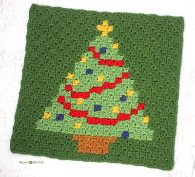 Have a Pixel Christmas: Christmas Tree Square